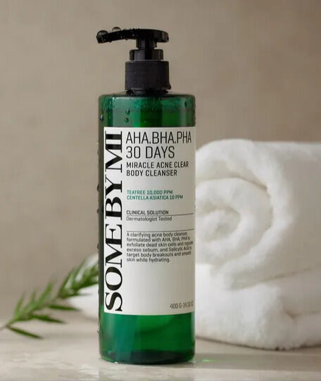 SOME BY MI - AHA, BHA, PHA 30 Days Miracle Acne Clear Body Cleanser 400ml GLŌZIO