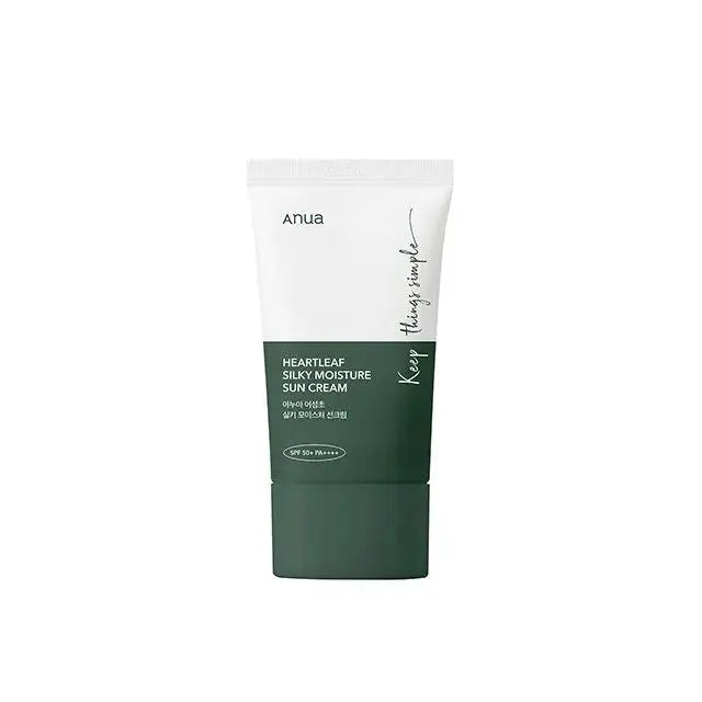 Anua - Heartleaf Silky Moisture Sun Cream 50ml GLŌZIO