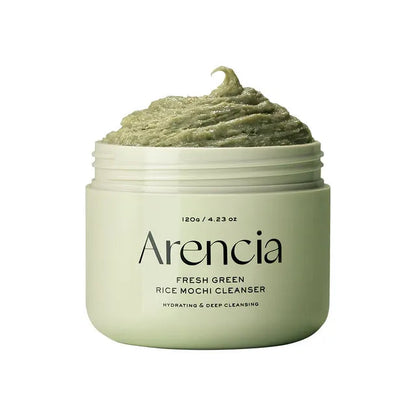 Arencia - Fresh Green Rice Mochi Cleanser - Nettoyant visage mochi au riz vert GLŌZIO